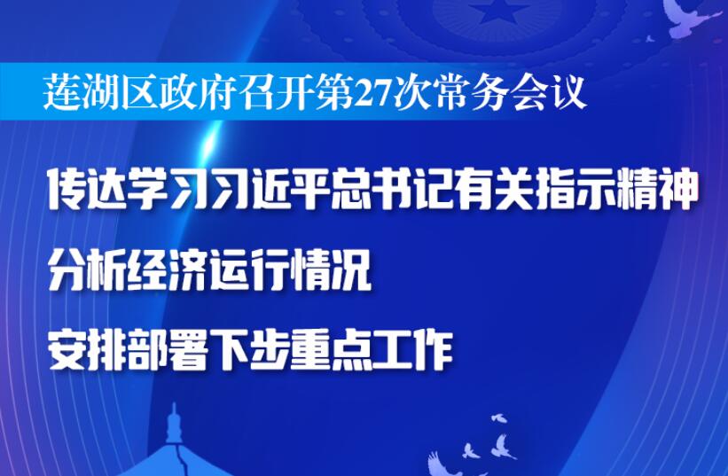 莲湖区政府召开第27次常务会议