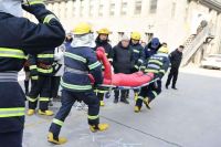 莲湖区举办第二届微型消防站实战化比武