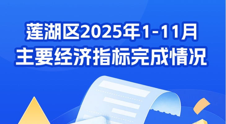 【数据图解】莲湖区2025年1-11主要经济指标完成情况