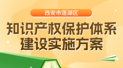 【图解】西安市莲湖区知识产权保护体系建设实施方案